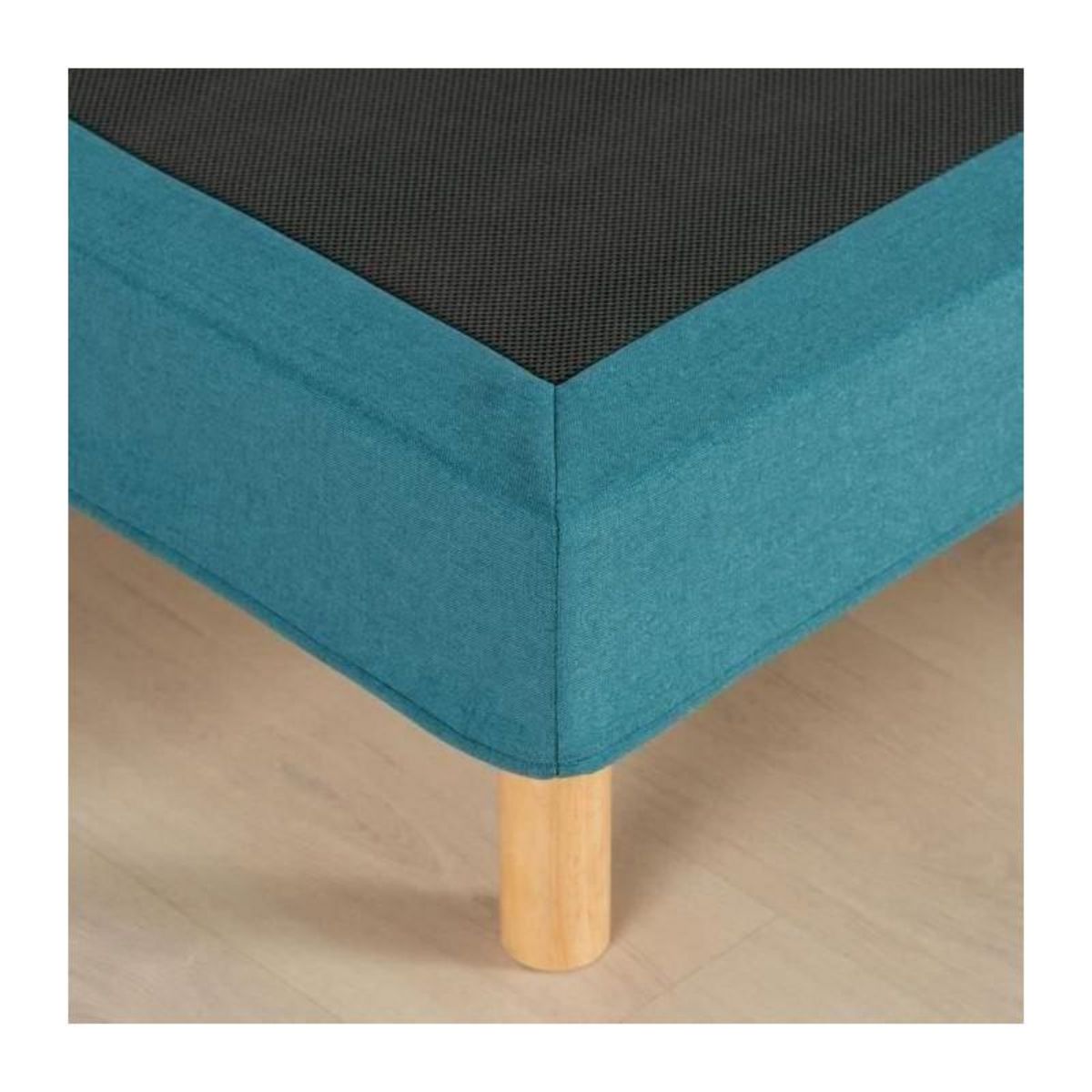 DEKO DREAM Sommier tapissier - 160x200 cm - Bleu turquoise - Kit - DEKO DREAM Eazyx