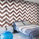 Paris Prix Papier Peint  Cinnamon Waves  50x1000cm