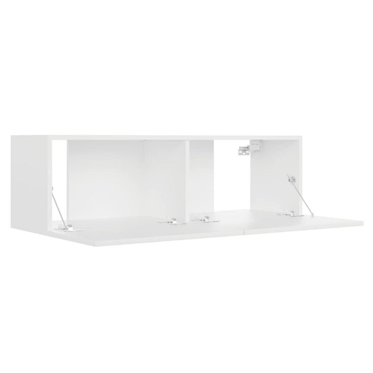 VIDAXL Meuble TV Blanc 100x30x30 cm Bois d'ingenierie