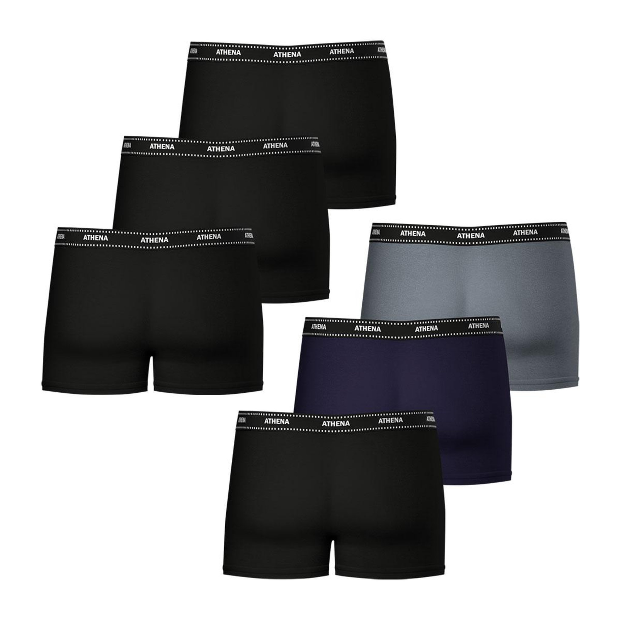 Voir la diapositive 3 : Athena Lot de 6 boxers homme My petits prix