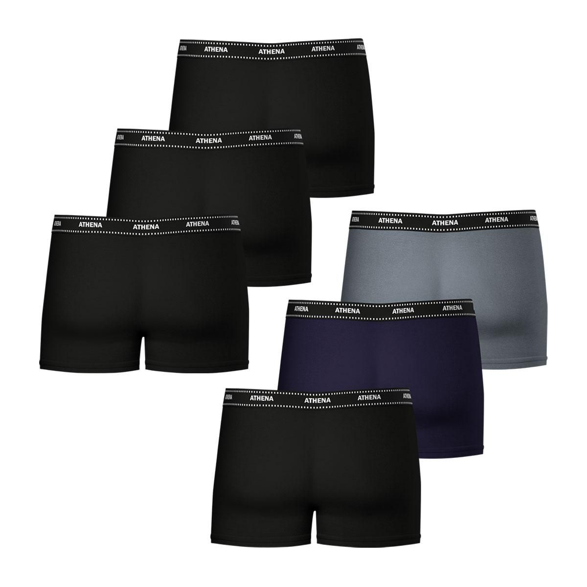 Athena Lot de 6 boxers homme My petits prix