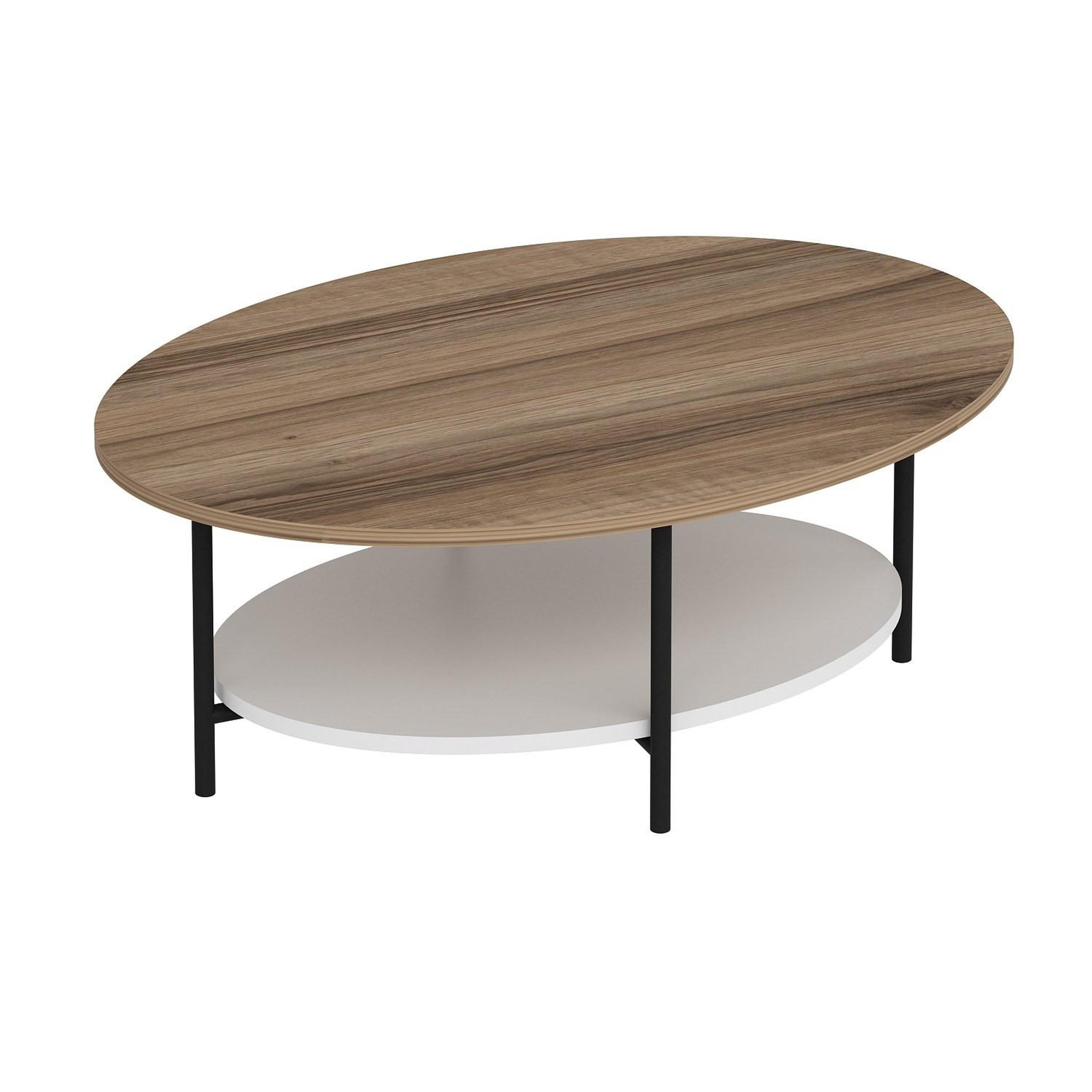Habitat et Jardin Table basse en bois  elis  - 90 x 60 x 36 cm - chêneblanc