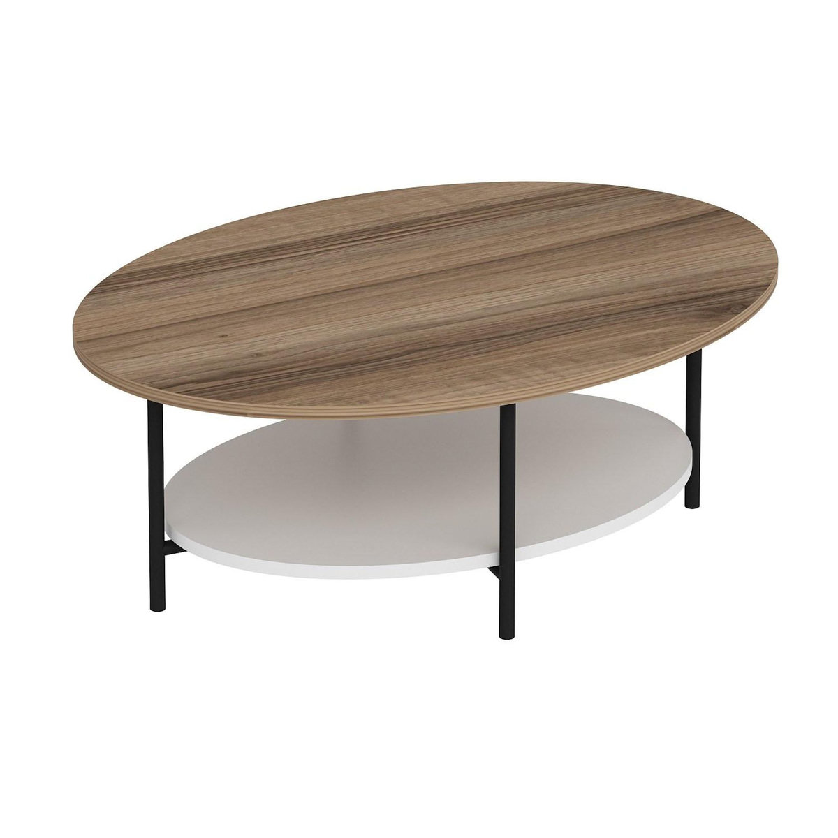Habitat et Jardin Table basse en bois  Elis  - 90 x 60 x 36 cm - ChêneBlanc