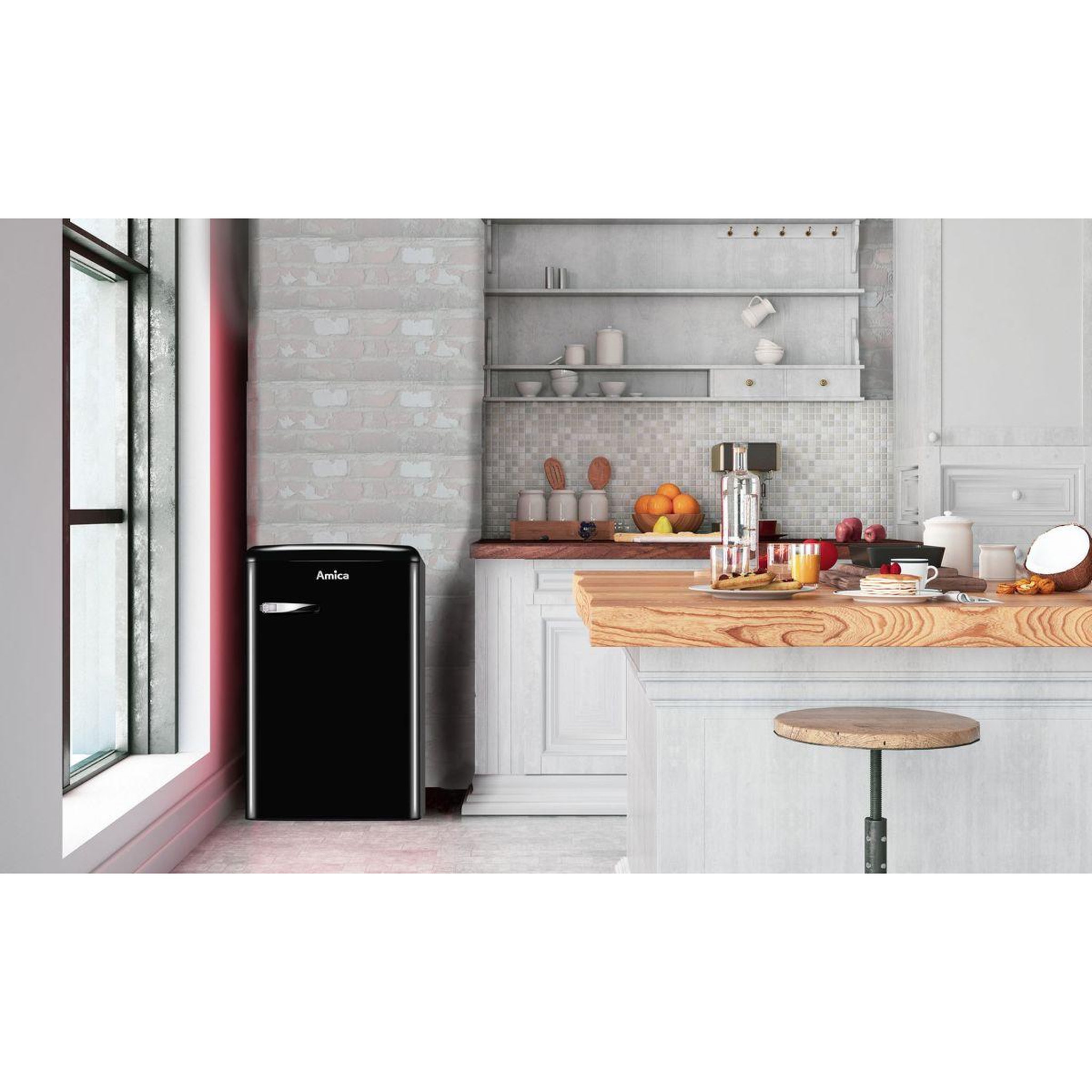 Voir la diapositive 4 : Amica Réfrigérateur top ar1112n
