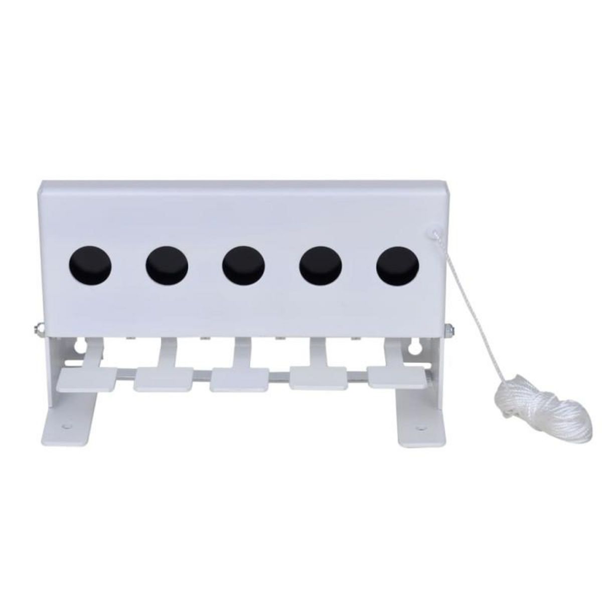 VIDAXL Cible à 5 trous avec corde de réinitialisation