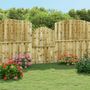 Voir la diapositive 1 : VIDAXL Portail de jardin Bois de pin impregne 100x150 cm