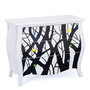 Voir la diapositive 1 : Paris Prix Commode 3 Tiroirs en Bois  Mozart  95cm Blanc