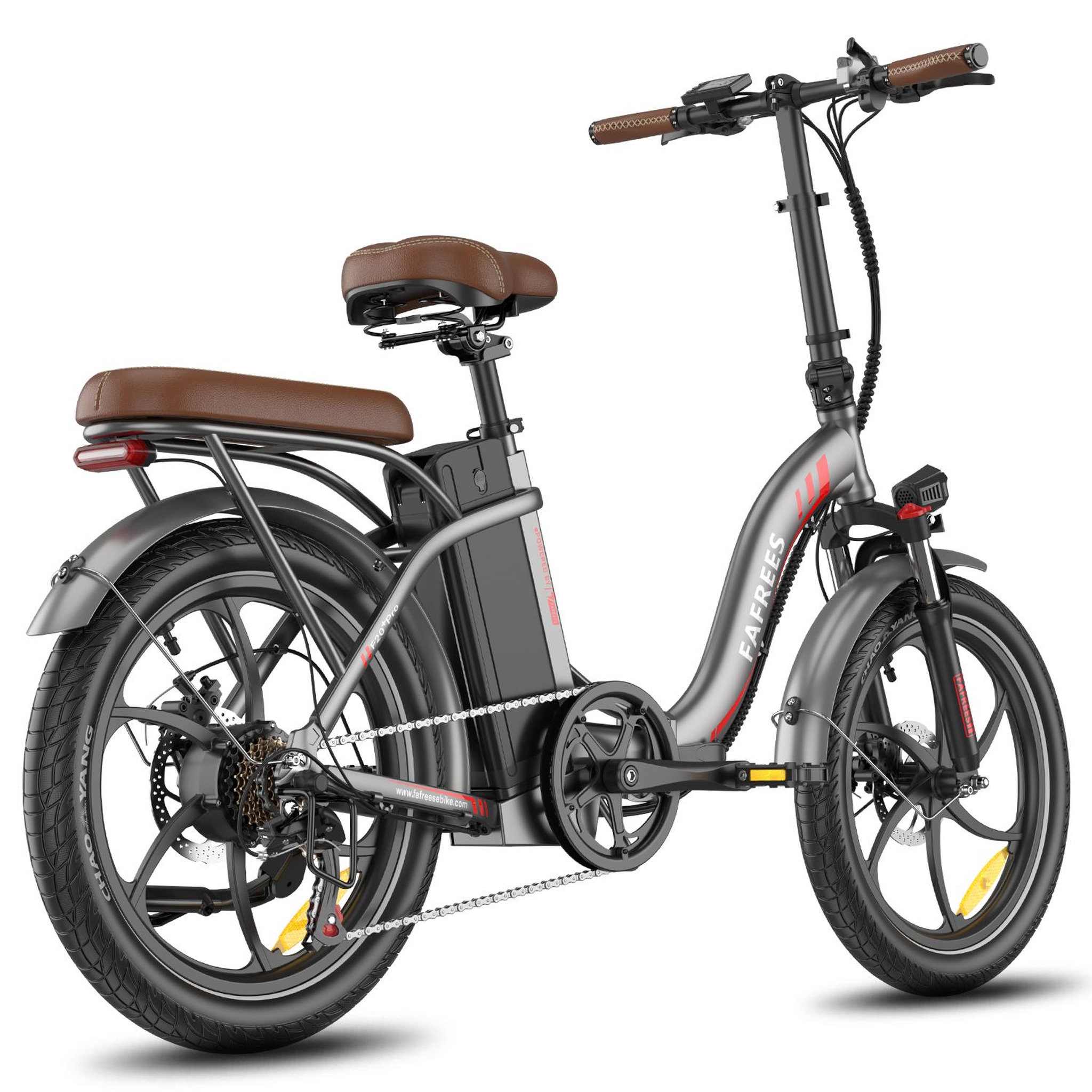 Voir la diapositive 6 : FAFREES Vélo électrique pliable de ville fafrees f20+ pro
