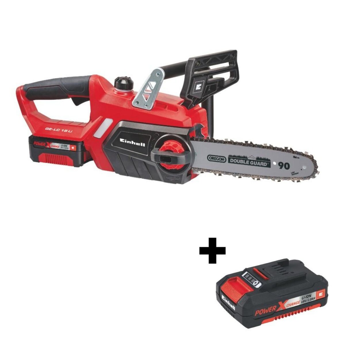 Einhell Tronçonneuse à Batterie Power X-Change GE-LC 18 Li