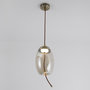 Voir la diapositive 6 : Paris Prix Suspension en Verre Led  Dalio  29cm Transparent