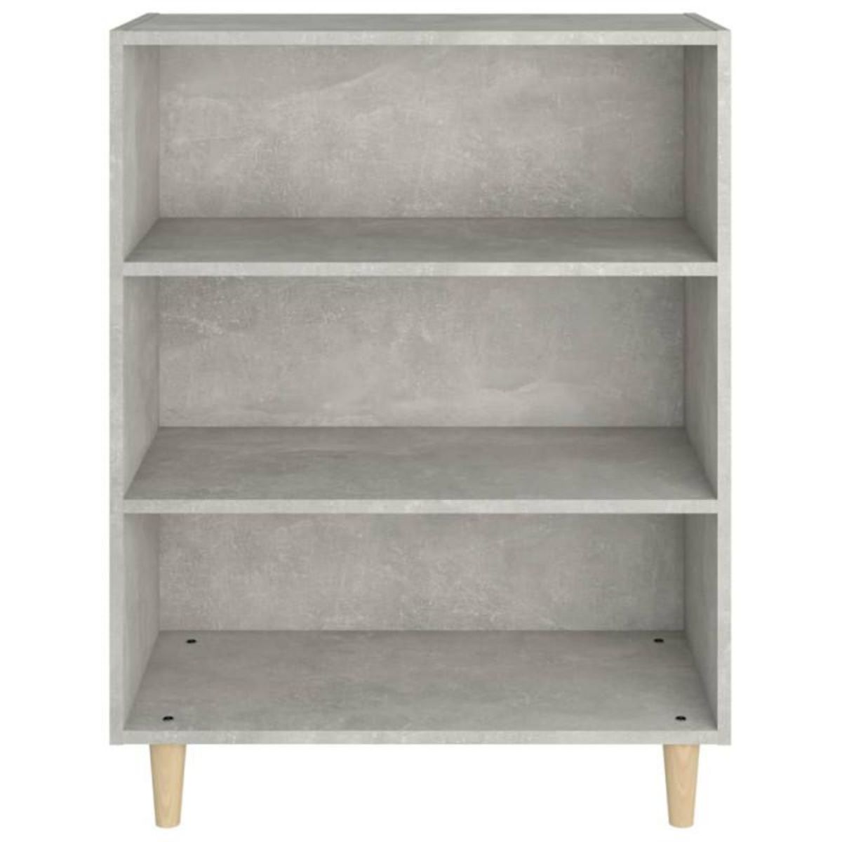 VIDAXL Buffet Gris béton 69,5x32,5x90 cm Bois d ingénierie