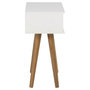 Voir la diapositive 6 : CONCEPT USINE Table de chevet scandinave blanc LOKKA