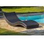 Voir la diapositive 2 : DCB GARDEN Lot de 2 bains de soleil - Chocolat - CANCUN