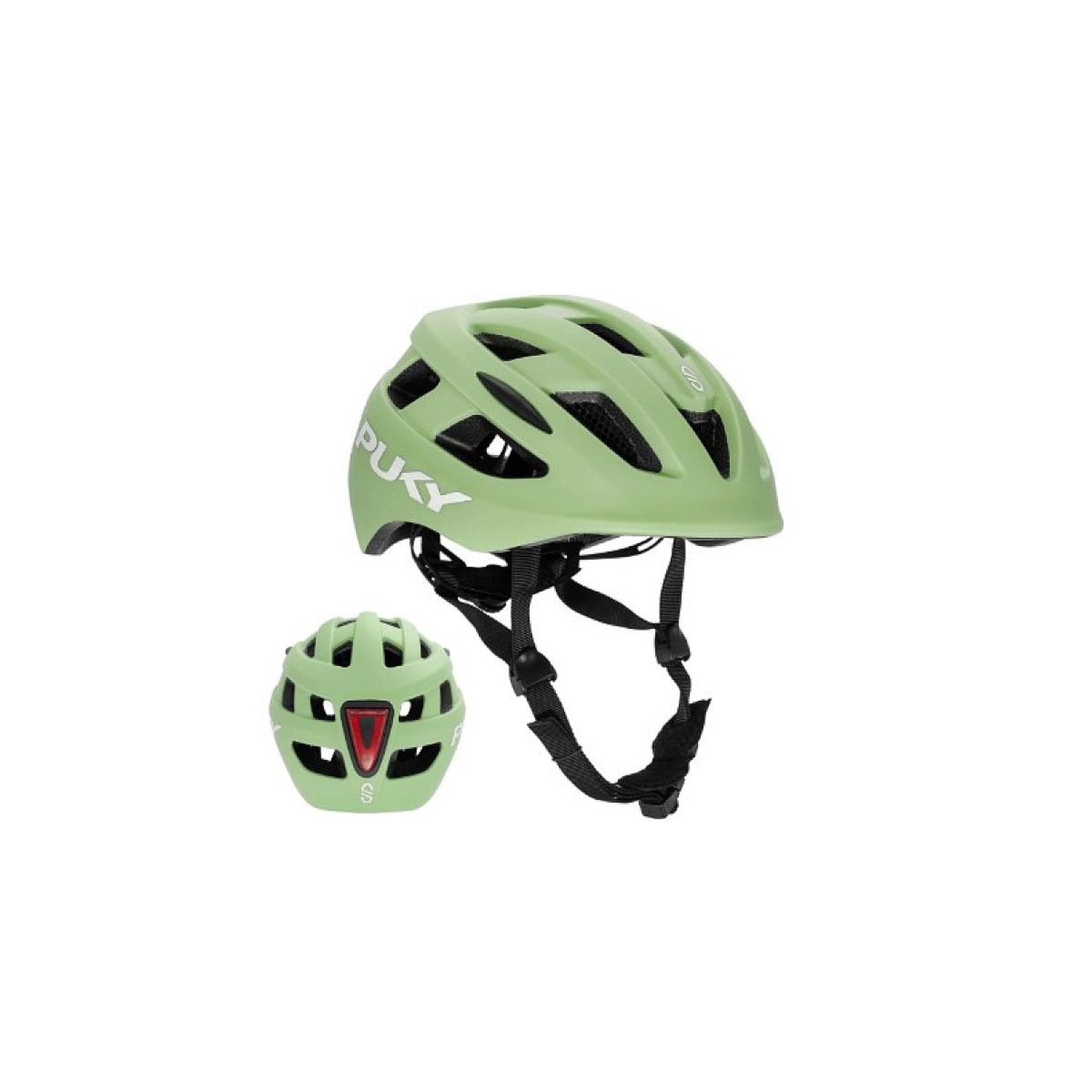 Voir la diapositive 2 : Puky Casque  Taille S Vert Rétro