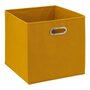 Voir la diapositive 1 :  Boîte de Rangement Pliable  Premium  31x31cm Moutarde