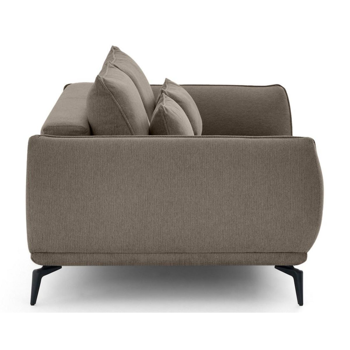 LISA DESIGN Arica - canapé droit 2 places en tissu texturé