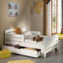Voir la diapositive 1 : Paris Prix Pack - Lit Évolutif Enfant, Tiroir & Matelas  Jumper  90x140cm Blanc