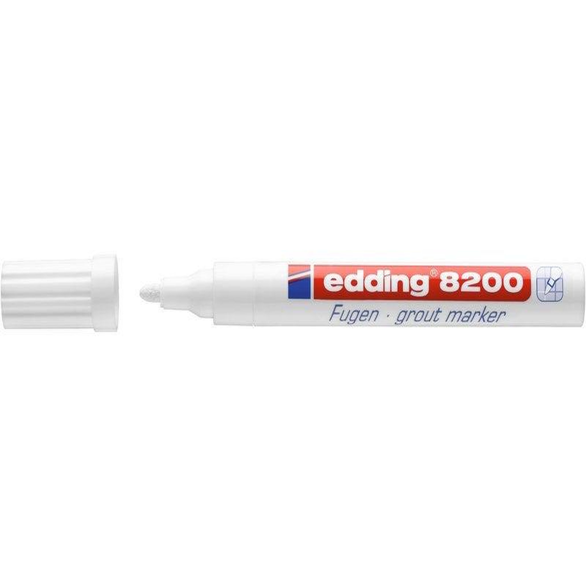 CENTRALE BRICO Marqueur renovateur pour joints ciment blancs EDDING