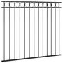 Voir la diapositive 2 : VIDAXL Panneau de cloture Acier 1,7x1,5 m Noir