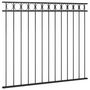 Voir la diapositive 2 : VIDAXL Panneau de cloture Acier 1,7x1,5 m Noir