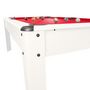 Voir la diapositive 4 : PLAY4FUN Billard Américain HARMONY 6Ft - 206,5 x 116,5 x 80 cm avec accessoires - Couleur Ivoire