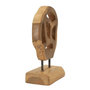 Voir la diapositive 2 : Paris Prix Objet Déco en Teck  Lubang  27cm Naturel
