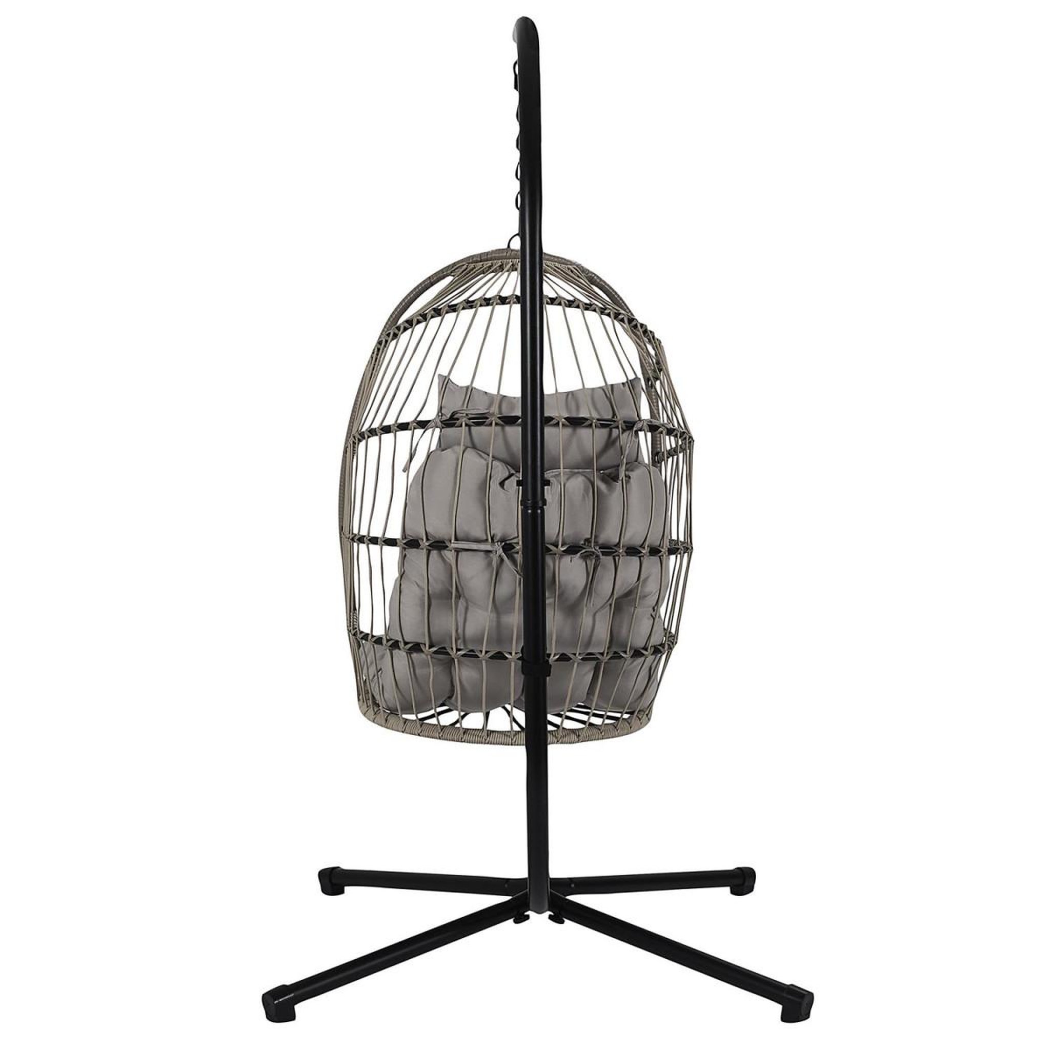 Voir la diapositive 4 : The Home Deco Factory Fauteuil suspendu  hanoi  105cm anthracite