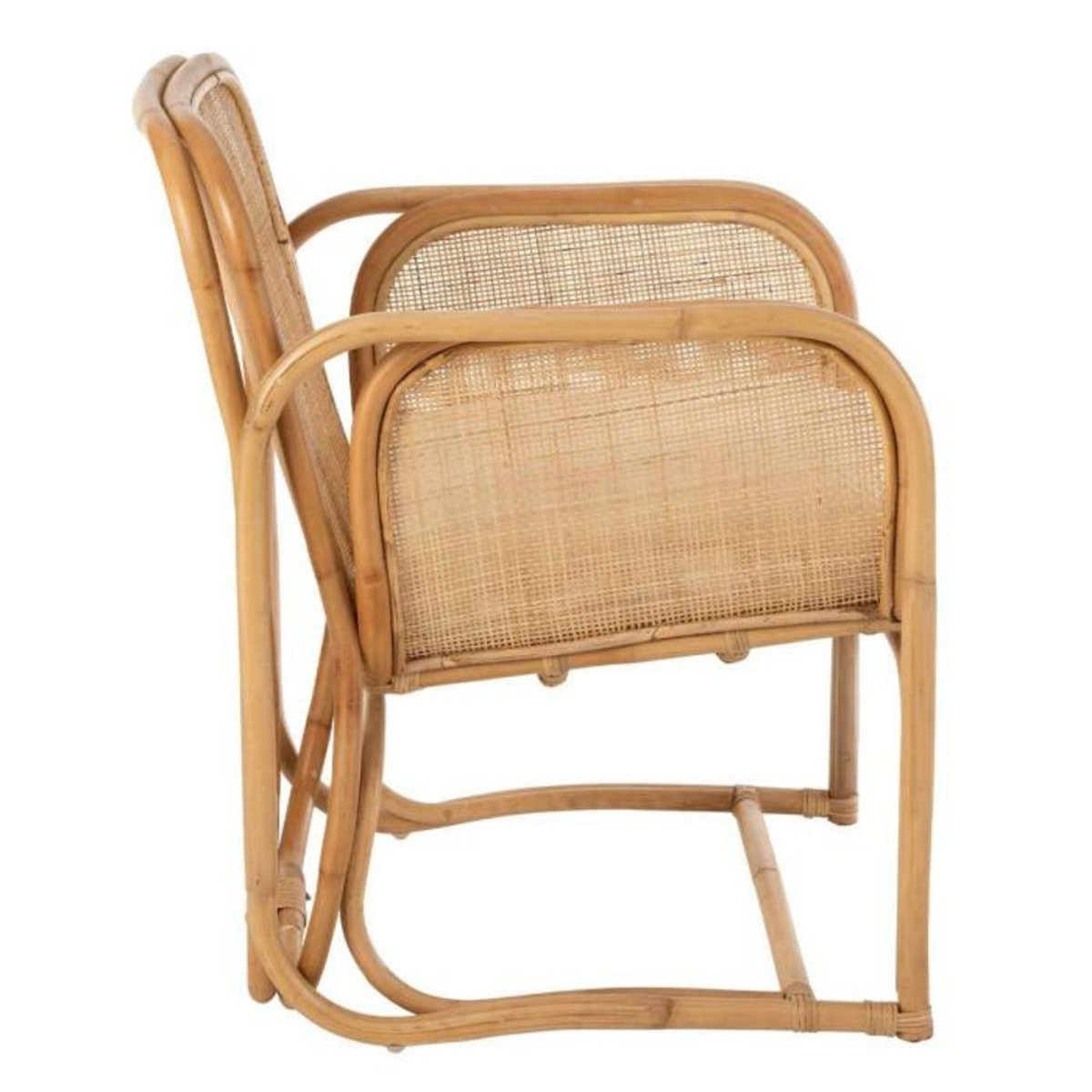 Paris Prix Fauteuil Design en Rotin  Casablanca  65cm Naturel