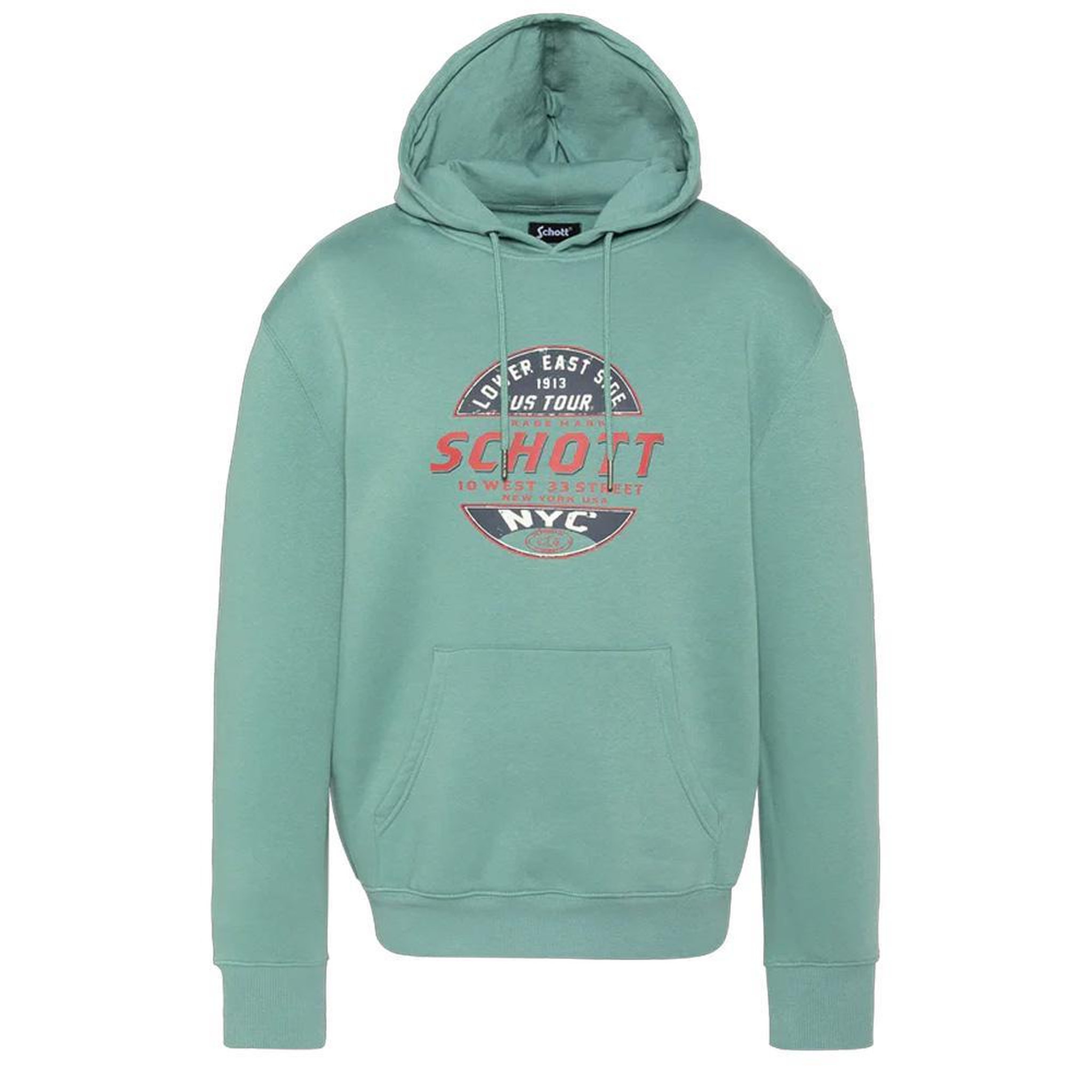 Voir la diapositive 1 : Schott Sweat à Capuche  Homme Schott SWHUSTOUR
