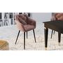 Voir la diapositive 5 : Lot de 2 chaises en velours capitonnée JULIETTE