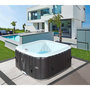 Voir la diapositive 2 : Habitat et Jardin Spa Gonflable Nice en PVC - 6 places - Marron/Crème