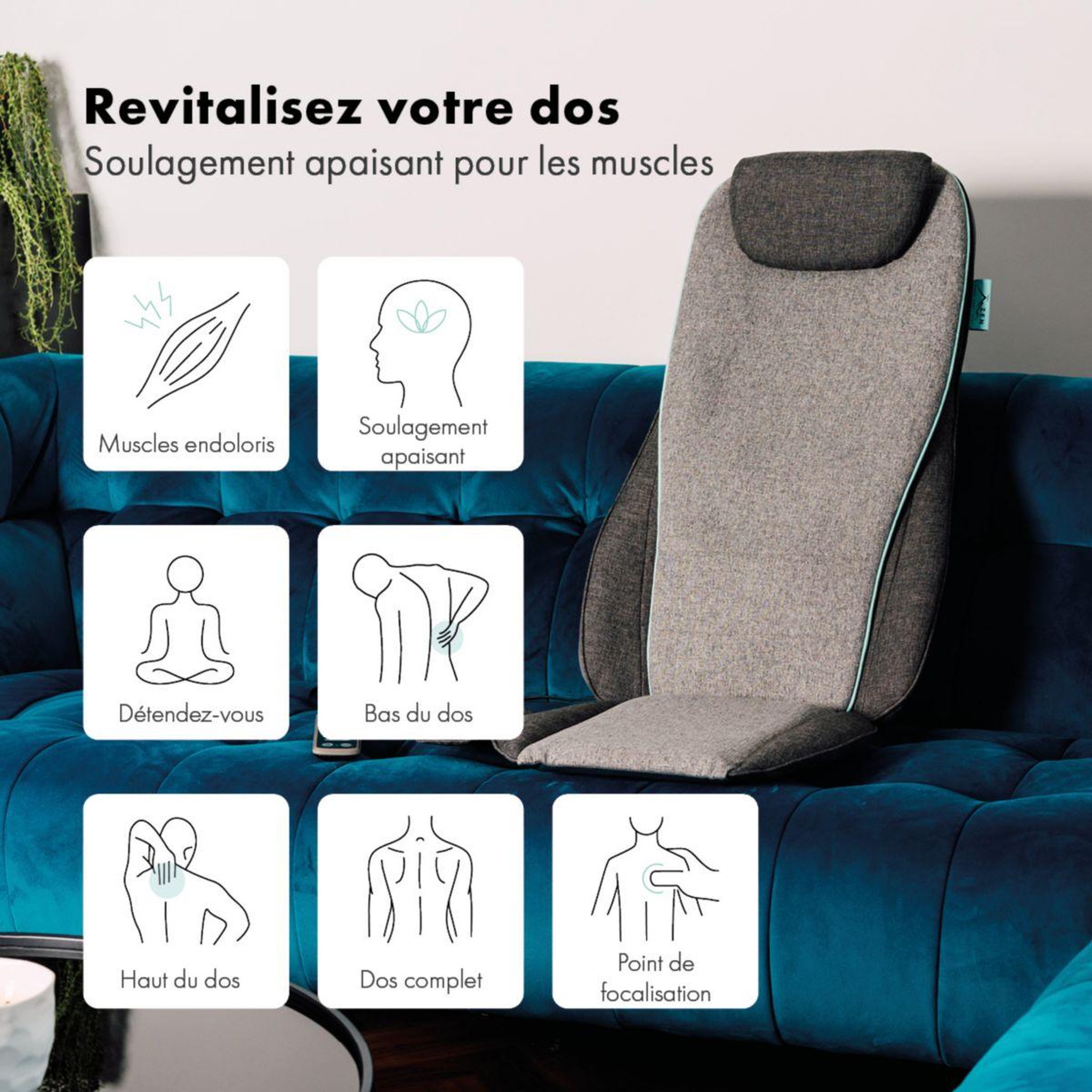 Voir la diapositive 5 : ZEN Siège de massage olympus innovation