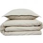 Voir la diapositive 4 : FUTURE HOME Parure de lit 2 personnes en satin de coton unie