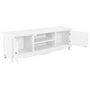 Voir la diapositive 5 : VIDAXL Meuble TV Blanc 120x30x40 cm Bois
