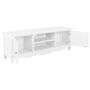 Voir la diapositive 5 : VIDAXL Meuble TV Blanc 120x30x40 cm Bois