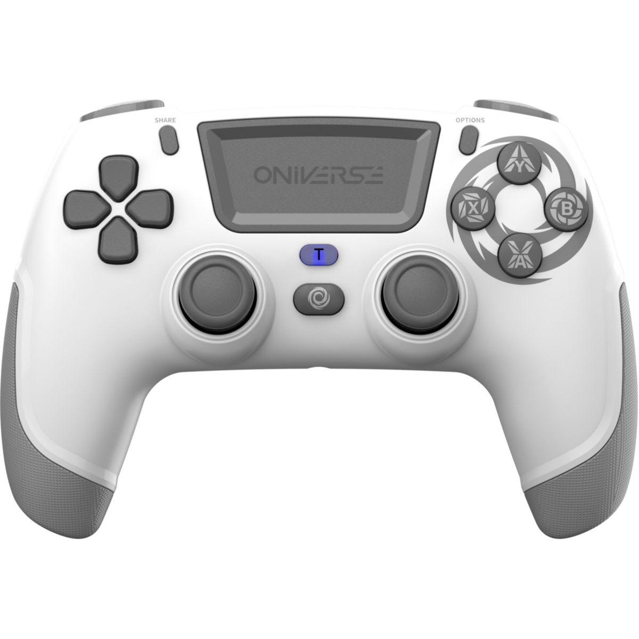 Voir la diapositive 2 : ONIVERSE Manette Sans fil Revolt Bluetooth Moon Blanche