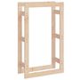 Voir la diapositive 2 : VIDAXL Support pour bois de chauffage 60x25x100 cm Bois de pin massif
