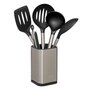 Voir la diapositive 1 : FIVE Lot de 5 Ustensiles Avec Pot  Inox  36cm Argent