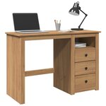 VIDAXL Bureau Panama 112x45x75 cm bois massif de pin