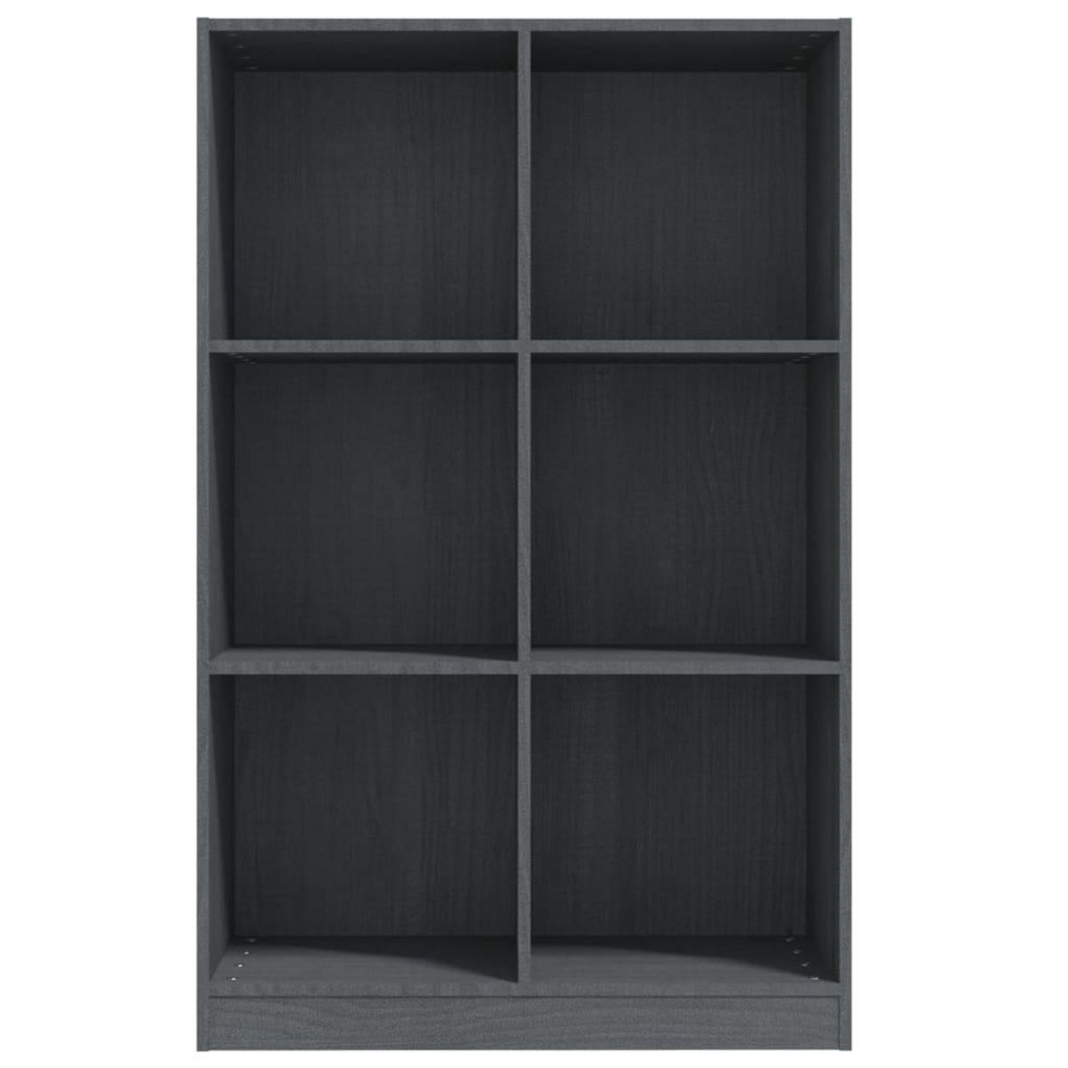 VIDAXL Bibliotheque Gris 70x33x110 cm Bois de pin massif