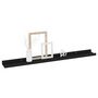 Voir la diapositive 3 : VIDAXL Etageres murales 4 pcs Noir 80x9x3 cm