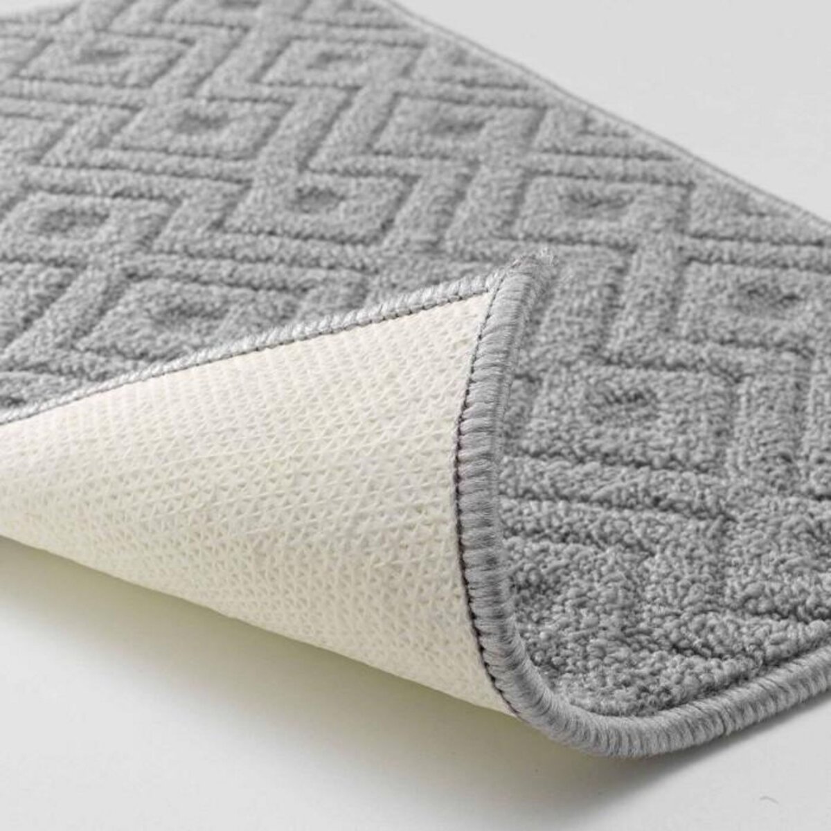 Paris Prix Tapis Multi-Usage Tissé  Losi  40x60cm Gris