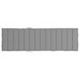Voir la diapositive 5 : VIDAXL Coussin de chaise longue gris 200x70x3 cm tissu oxford