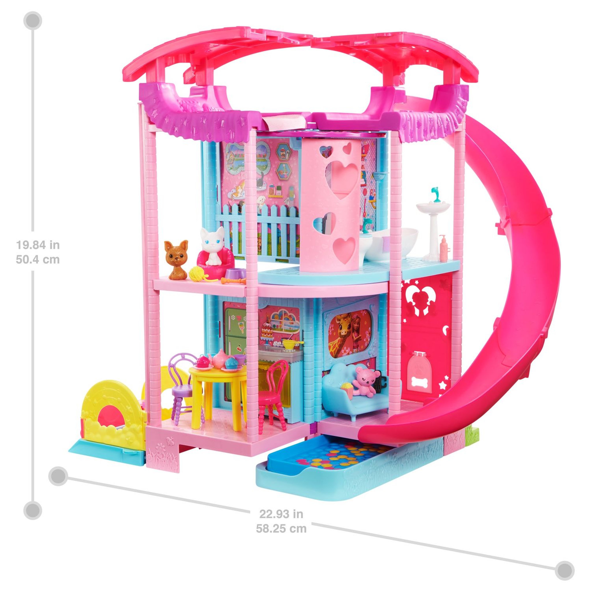 Voir la diapositive 6 : BARBIE La maison de Chelsea