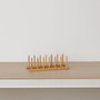 Voir la diapositive 2 : FIVE Rack de Rangement 6 Assiettes  Bambou  30cm Naturel
