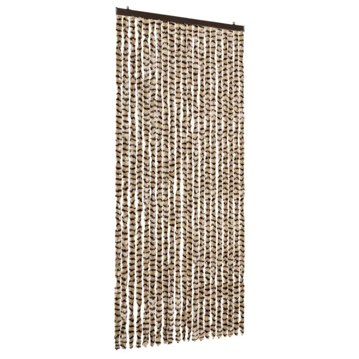 VIDAXL Moustiquaire Beige et marron 90x220 cm Chenille