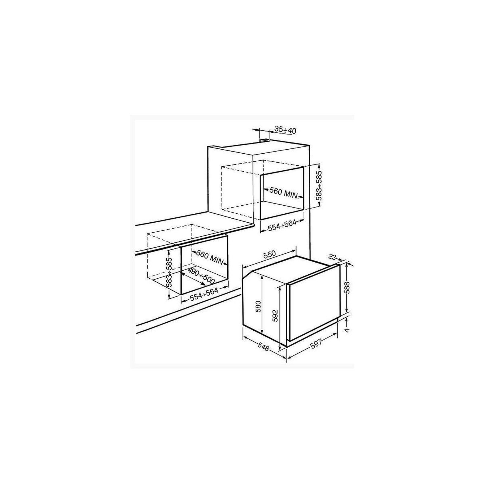 Voir la diapositive 3 : SMEG Smeg sf64m3tvx four 70 l a acier inoxydable