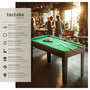 Voir la diapositive 2 : tectake Table de jeu multifonction 15-en-1 noir/vert