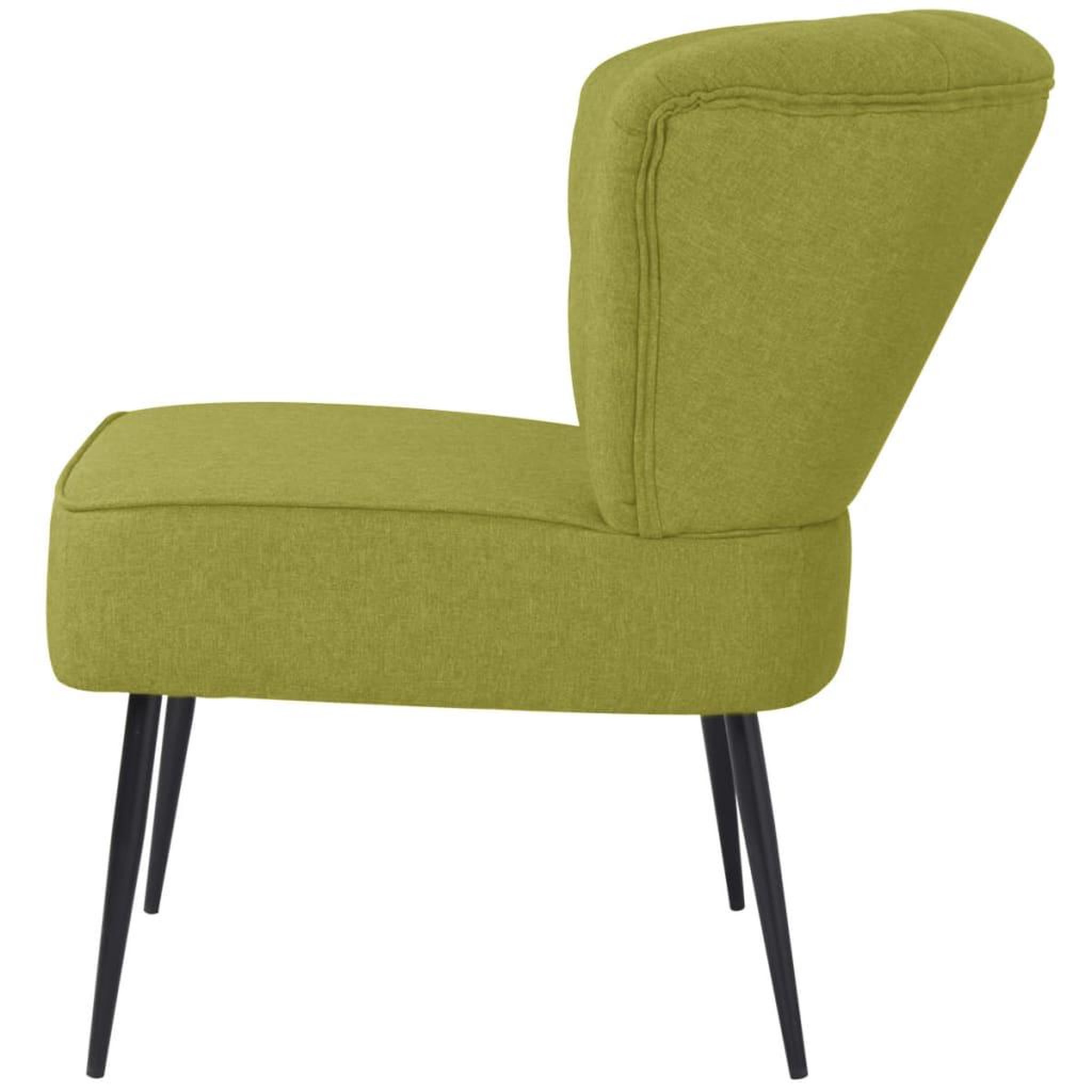 Voir la diapositive 3 : VIDAXL Chaise de cocktail Vert Tissu