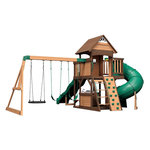 Backyard Discovery Portique Cedar Cove 2 toboggans + tour